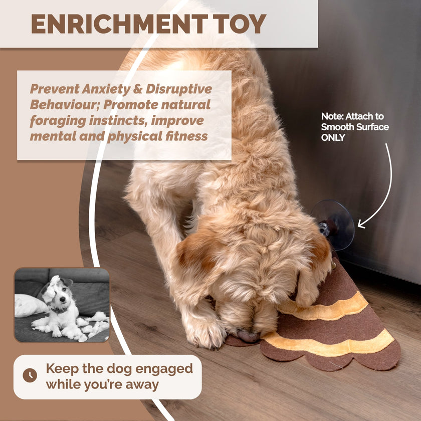 PoPupJoys - Hide & Seek Snuffle Mat + Puzzle Toy - Turkey