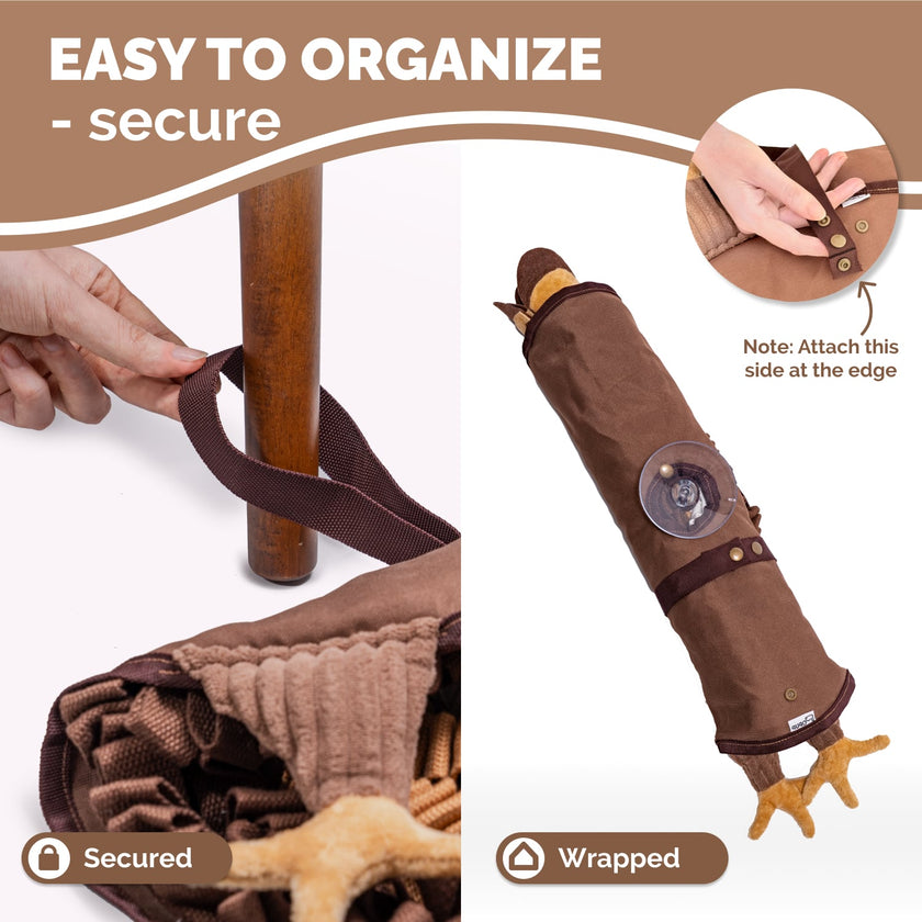 PoPupJoys - Hide & Seek Snuffle Mat + Puzzle Toy - Turkey