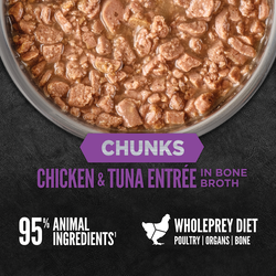 Orijen Chunks Wet Kitten Food Chicken + Tuna Entrée (155g)
