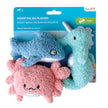 foufouBRANDS fouFIT Under the Sea Plushies Dog Toy (3 Pack)