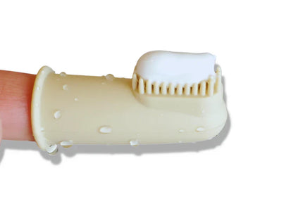 Wag & Bright Puppy Polisher Finger Brush & Zip Travel Case