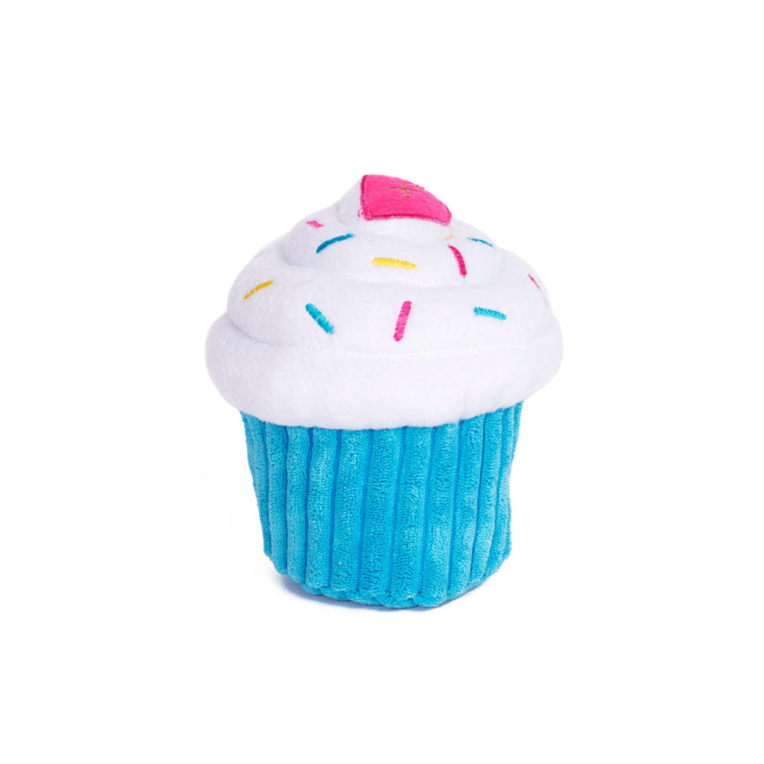 ZippyPaws Cupcake Dog Toy - Blue