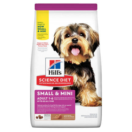 Hill's Science Diet Small Paws Chicken Meal & Rice Recipe Adult Dog Food