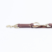 Angel Pet Supplies - Leather & Brass Multi-Function 7ft Leash - Brown
