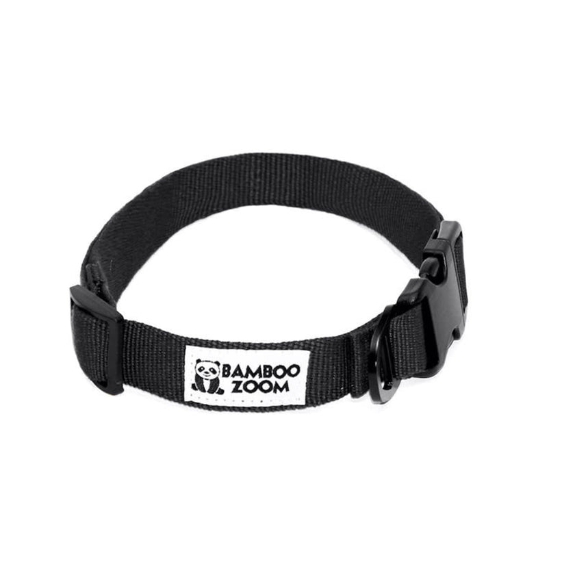 Bamboo Zoom Eco-Friendly Bamboo Collar - Black