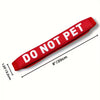 Reflective Dog Leash Sleeves for Training & Safety - Warning Messages