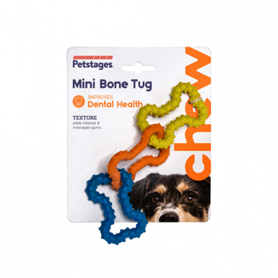 Outward Hound - Petstages - Mini Bone Tug Puppy Chew Dog Toy