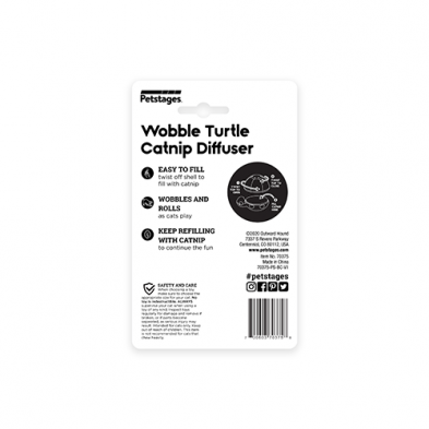 Outward Hound - Petstages - Wobble Turtle Catnip Diffuser