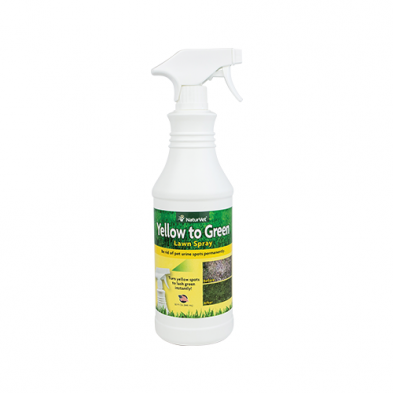 NaturVet - Yellow to Green Lawn Spray 32 oz