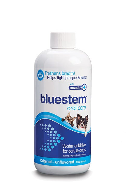 bluestem oral care water additive with coactiv+ Original Unflavored for Dogs & Cats 500ml