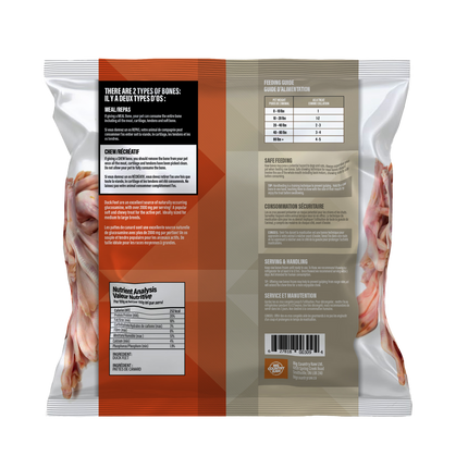 Big Country Raw - Frozen Duck Feet - 1lb