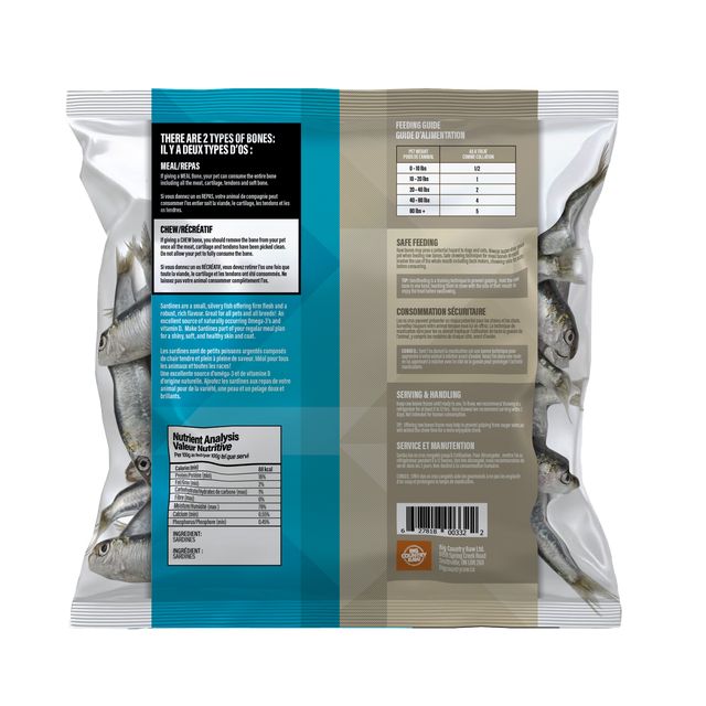 Whole Sardines - 1 lb bag