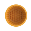 Honeycomb Silicone Slow Feeder Bowl - Standard, Mustard