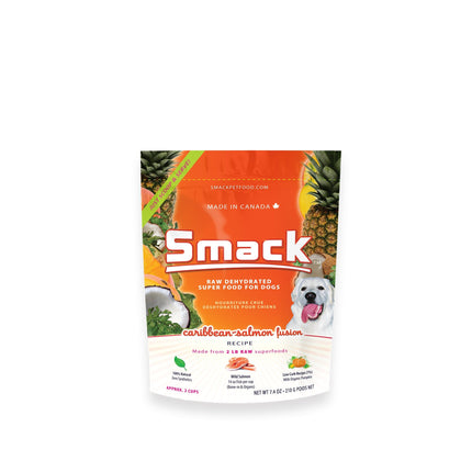 Smack Raw Dehydrated Dog Food Caribbean-Salmon Fusion