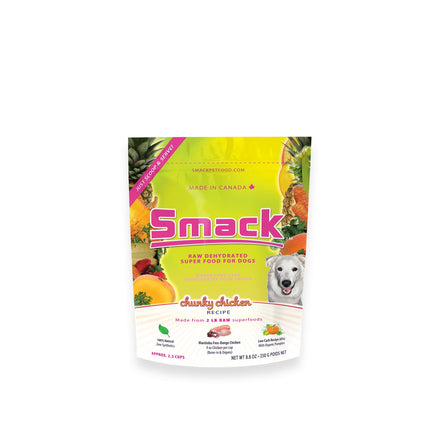 Smack Raw Dehydrated Dog Food Chunky Chicken