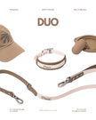 PoPupJoys DUO Premium - Waterproof Dog Collar - Off-White, Large