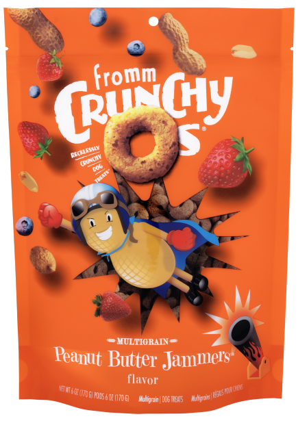 Fromm Crunchy O's Dog Treats  - Peanut Butter