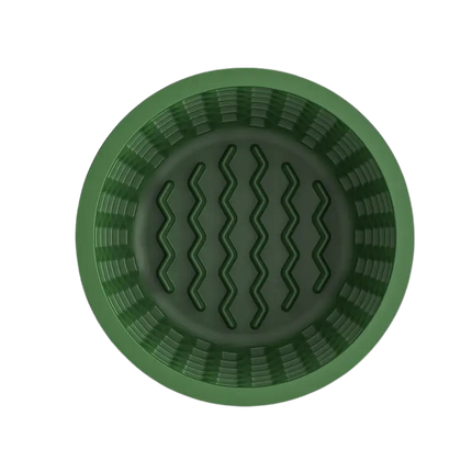 Honeycomb Silicone Slow Feeder Bowl - Mini, Hunter Green