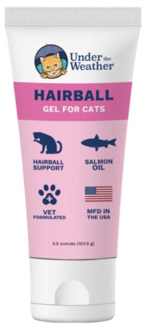 Under the Weather Cat Hairball Remedy Gel - Digestive Support & Hairball Relief