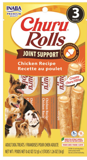 Inaba Dog Churu Rolls Joint Support - Chicken Recipe