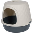 Moderna Diamond Hooded Litter Pan - Cool Grey