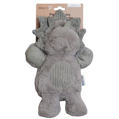 Dexypaws Plush Dog Toy - Stegosaurus