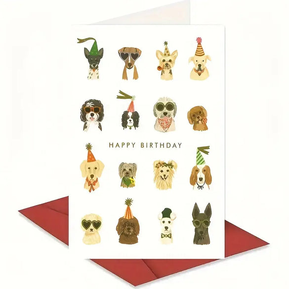 Paws and Celebrate Birthday Card