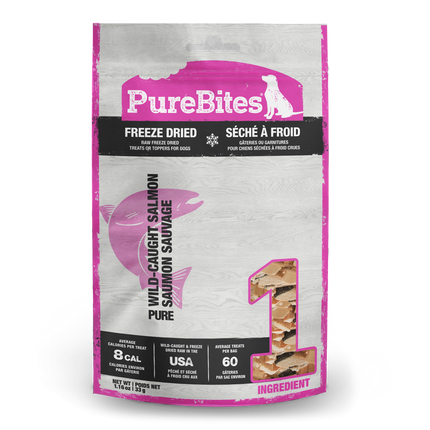 PureBites Salmon Freeze-Dried Raw Dog Treats 70g