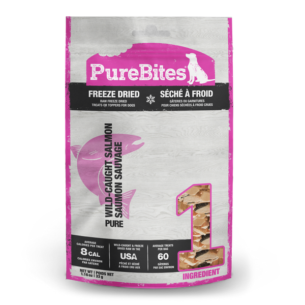 PureBites Salmon Freeze Dried Dog Treats