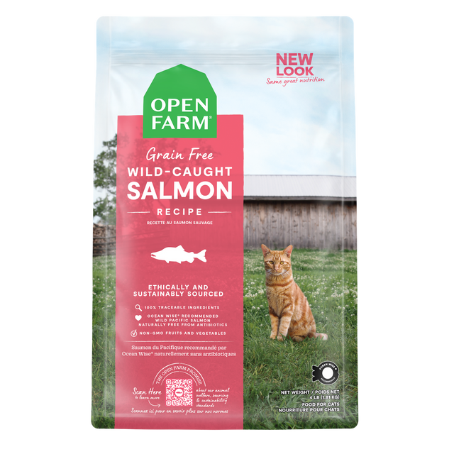 Open Farm - Wild-Caught Salmon Dry Cat Food (8lb)