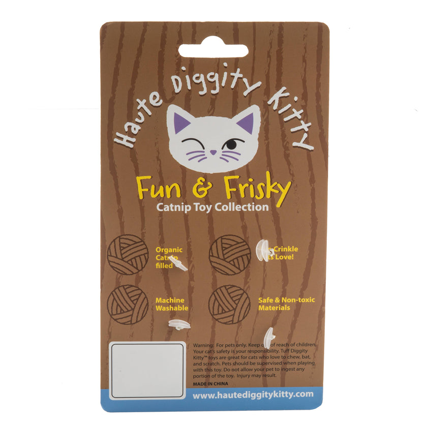 Monogram Kitty Vuiton Balls Organic Catnip Toys