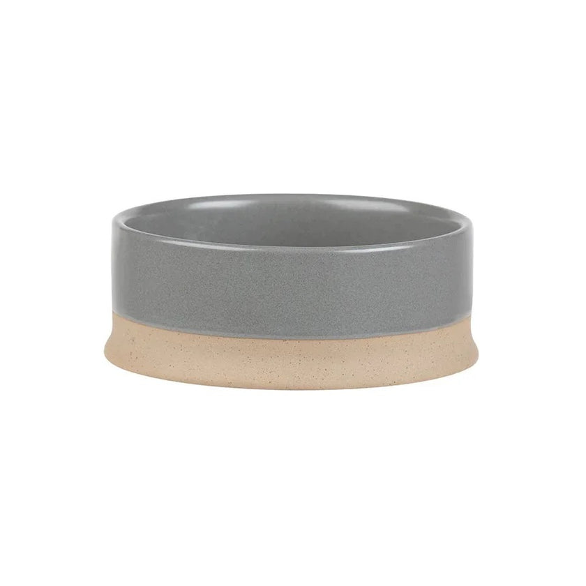 Scandi Non-Tip Pet Bowl - Grey - 0.5L (16cm/6.25in)