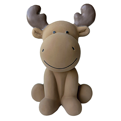 foufouBRANDS fouFIT Heritage Forest Friends Chew Moose Dog Toy