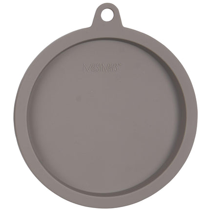 Messy Mutts Silicone Bowl Cover - Grey - Lrg