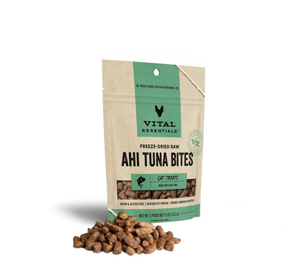 Vital Essentials Freeze-Dried Ahi Tuna Bites Cat Treats