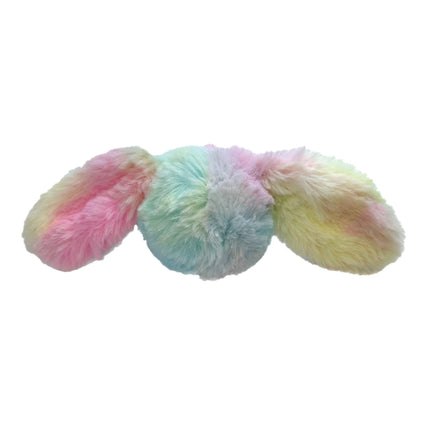 foufouBRANDS - fouFIT - Fuzzy Wuzzy Rainbow Small Dog Toy
