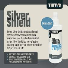 Thrive Silver Shield Colloidal Silver Spray for Dogs & Cats - Skin, Wound & Hot Spot Support - 250ml