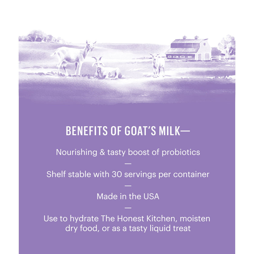 The Honest Kitchen Goat's Milk with Probiotics Daily Booster