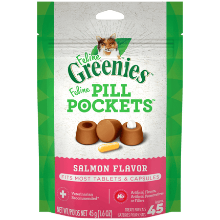 FELINE GREENIES™ PILL POCKETS™ Adult Salmon Flavour