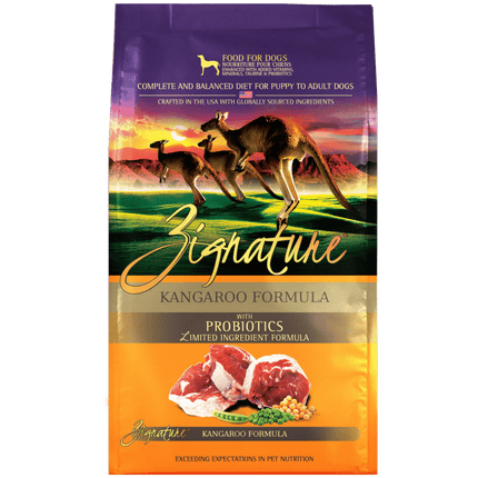 Zignature Kangaroo Formula Dog Food 4lb