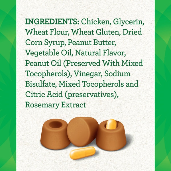 GREENIES™ PILL POCKETS™ Adult Tablet Size Peanut Flavour