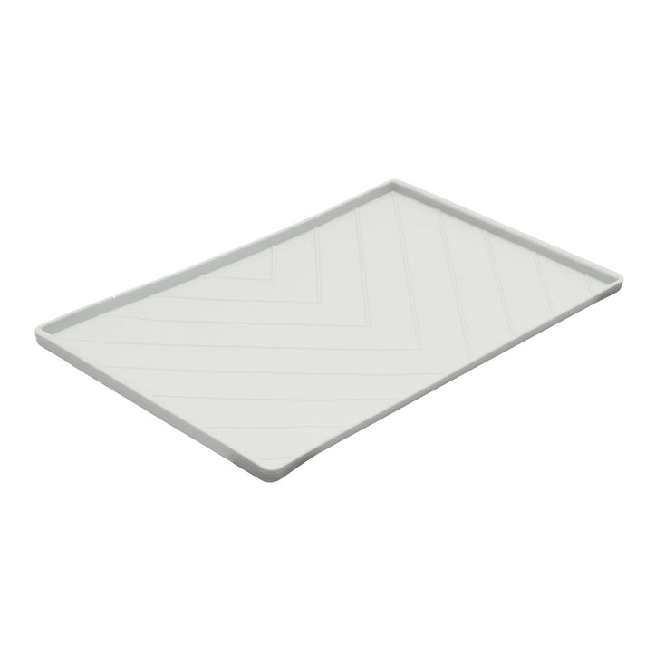 Silicone Mat with Metal Rods, Lrg, Light Grey