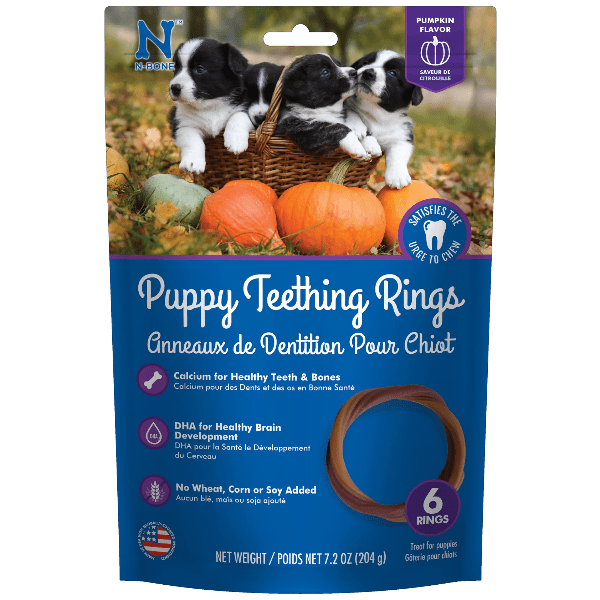 NPIC Puppy Teething Rings - Pumpkin