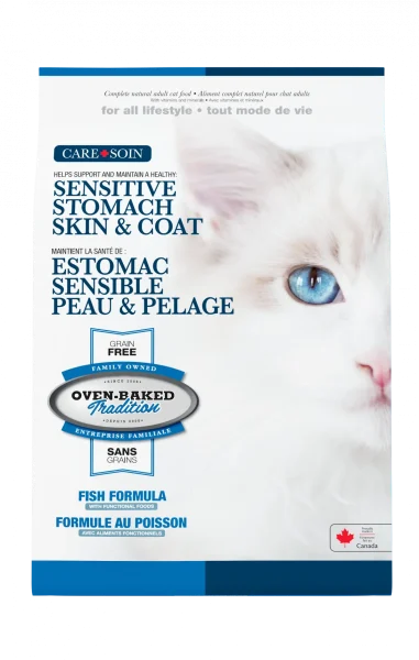 Oven-Baked Tradition Sensitive Stomach Skin & Coat Grain Free Fish Formula Cat - 5lb