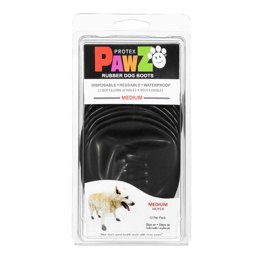 PawZ Rubber Dog Boots Medium