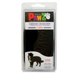 PawZ Rubber Dog Boots - Black - Size XLarge