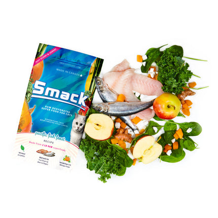 Smack Raw Dehydrated Cat Food Pacific Fish Feast