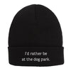 Black Critter & Co. Winter Beanie