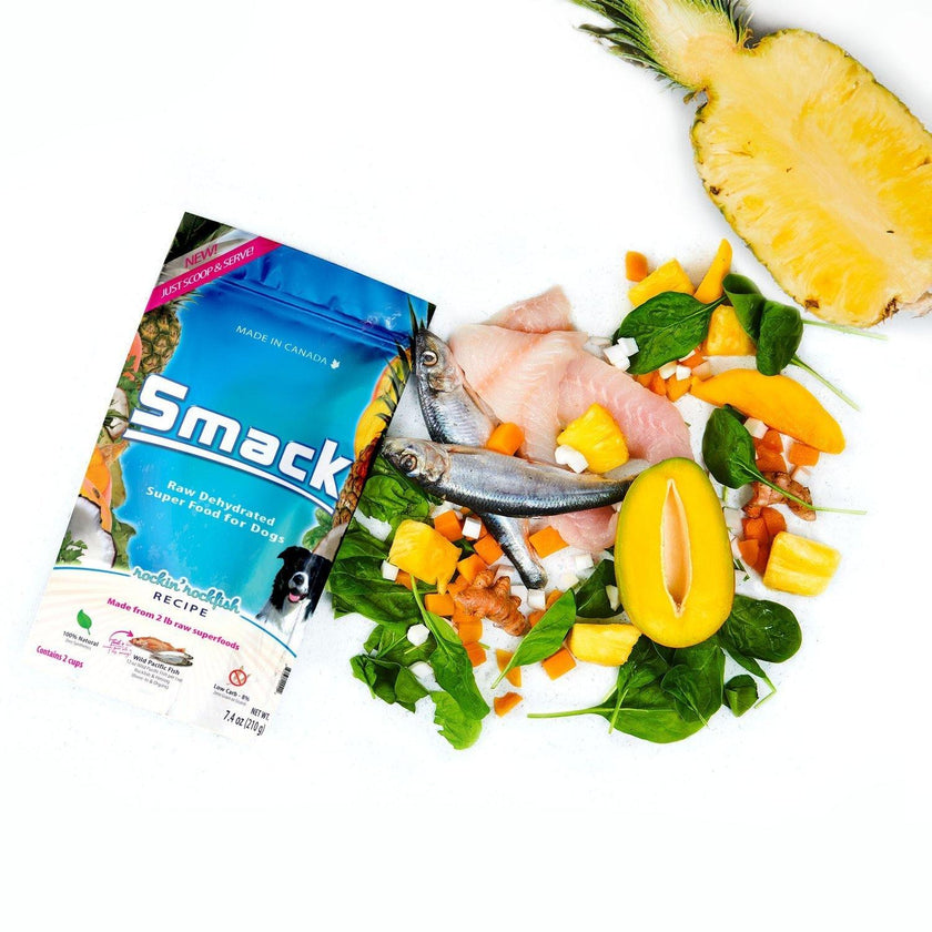 Smack Dehydrated Dog Food - Rockin' Rockfish Recipe (7.4oz/210g)