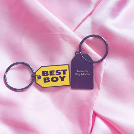 Best Boy Dog Keychain